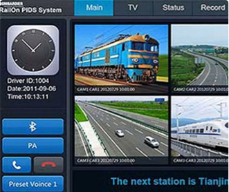 Bombardier公司列車監控系統UI設計